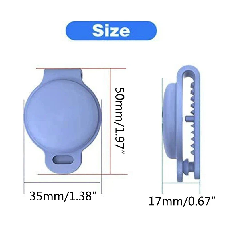 Siliconen Airtag Hoes voor Huisdierhalsband | Weerbestendig en Antislip | Verkrijgbaar in 4 Kleuren | Geschikt voor halsbanden tot 3,5 cm - Image 6