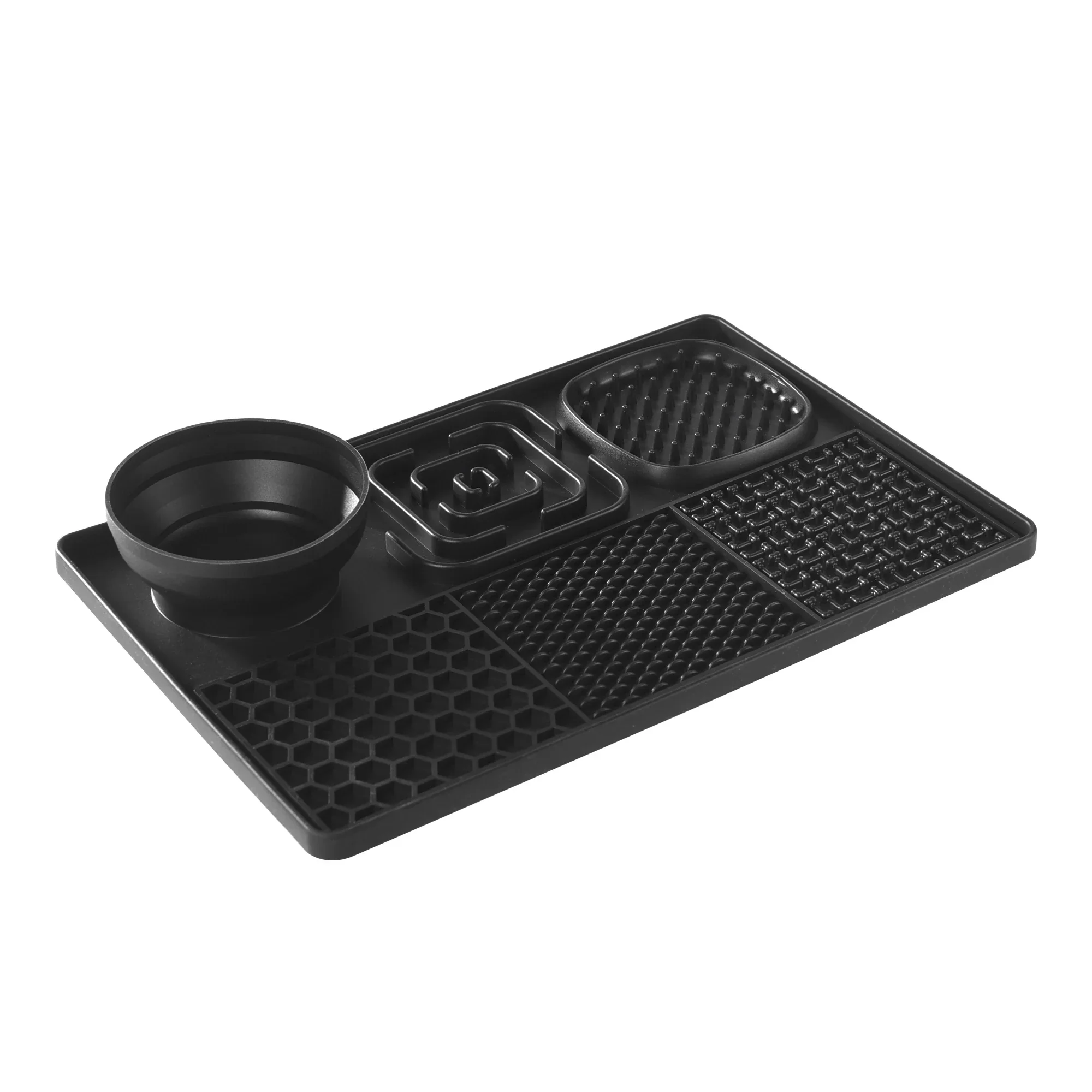 Siliconen Likmat voor Honden | BPA-Vrij | Vertraagt Eettempo & Stimuleert Likken | Geschikt voor Voer & Water | Ideaal Voor Bad en Vloer Usage - Image 7