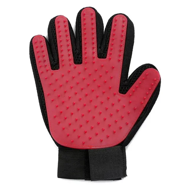 Siliconen Verzorgingshandschoenen voor Honden en Katten | Massage en Haarverwijdering | Ademend en Met Verstelbare Klittenbandsluiting | Beschikbaar in Rood, Groen, Blauw - Image 10
