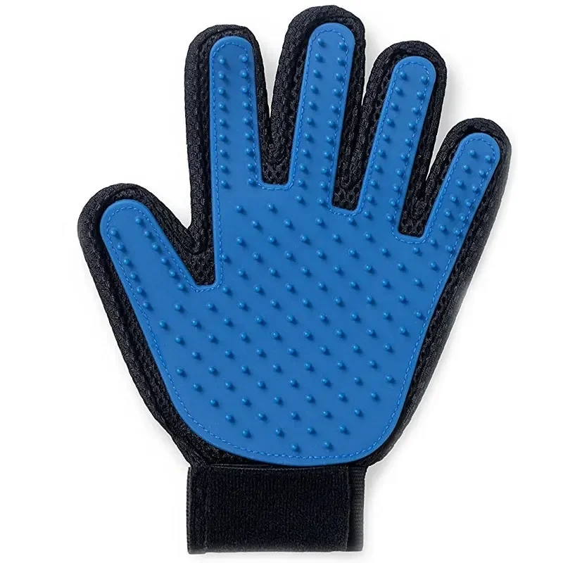 Siliconen Verzorgingshandschoenen voor Honden en Katten | Massage en Haarverwijdering | Ademend en Met Verstelbare Klittenbandsluiting | Beschikbaar in Rood, Groen, Blauw - Image 11