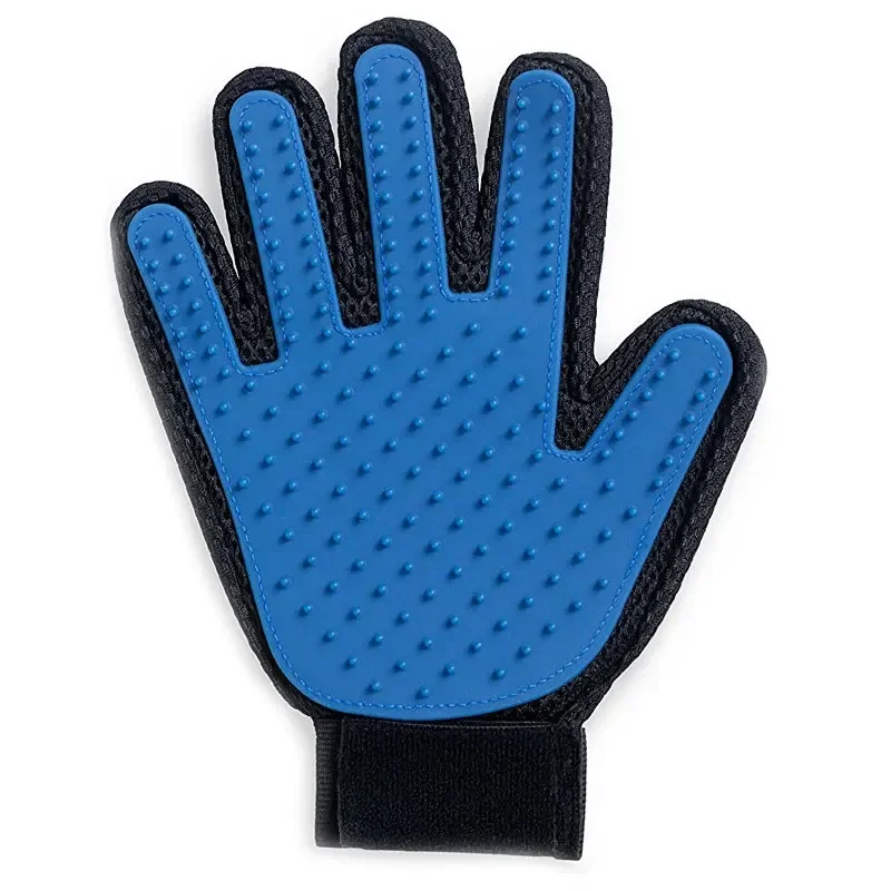 Siliconen Verzorgingshandschoenen voor Honden en Katten | Massage en Haarverwijdering | Ademend en Met Verstelbare Klittenbandsluiting | Beschikbaar in Rood, Groen, Blauw - Image 12