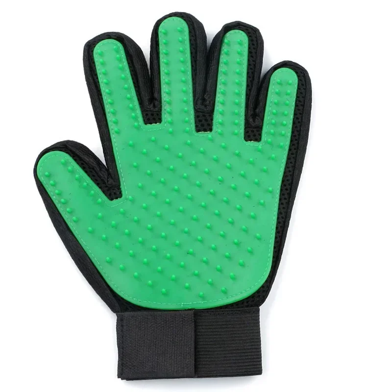 Siliconen Verzorgingshandschoenen voor Honden en Katten | Massage en Haarverwijdering | Ademend en Met Verstelbare Klittenbandsluiting | Beschikbaar in Rood, Groen, Blauw - Image 7