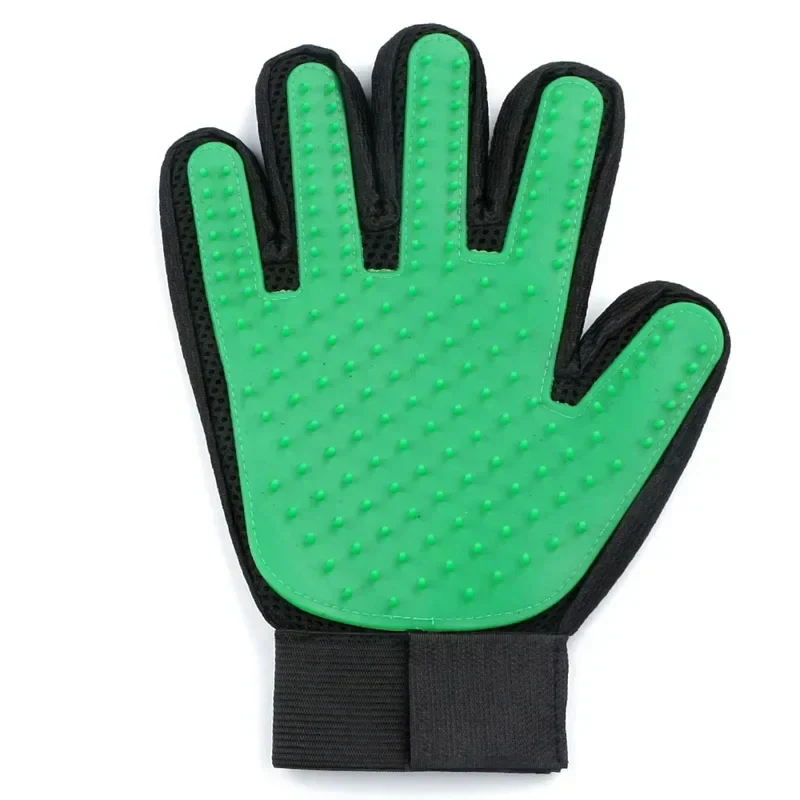 Siliconen Verzorgingshandschoenen voor Honden en Katten | Massage en Haarverwijdering | Ademend en Met Verstelbare Klittenbandsluiting | Beschikbaar in Rood, Groen, Blauw - Image 8