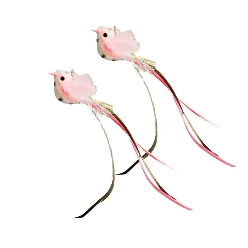 Kattenspeelgoed | Interactieve Pauwenpluim Met Bel | Kunststof Verenstok | Kattenstok | Speeltjes Voor Kittens En Katten | Huisdierbenodigdheden | Veilig En Duurzaam | Simulatie Vogelmotief | Indoor Plezier - Image 10