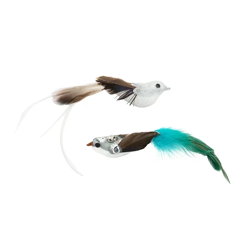Kattenspeelgoed | Interactieve Pauwenpluim Met Bel | Kunststof Verenstok | Kattenstok | Speeltjes Voor Kittens En Katten | Huisdierbenodigdheden | Veilig En Duurzaam | Simulatie Vogelmotief | Indoor Plezier - Image 11