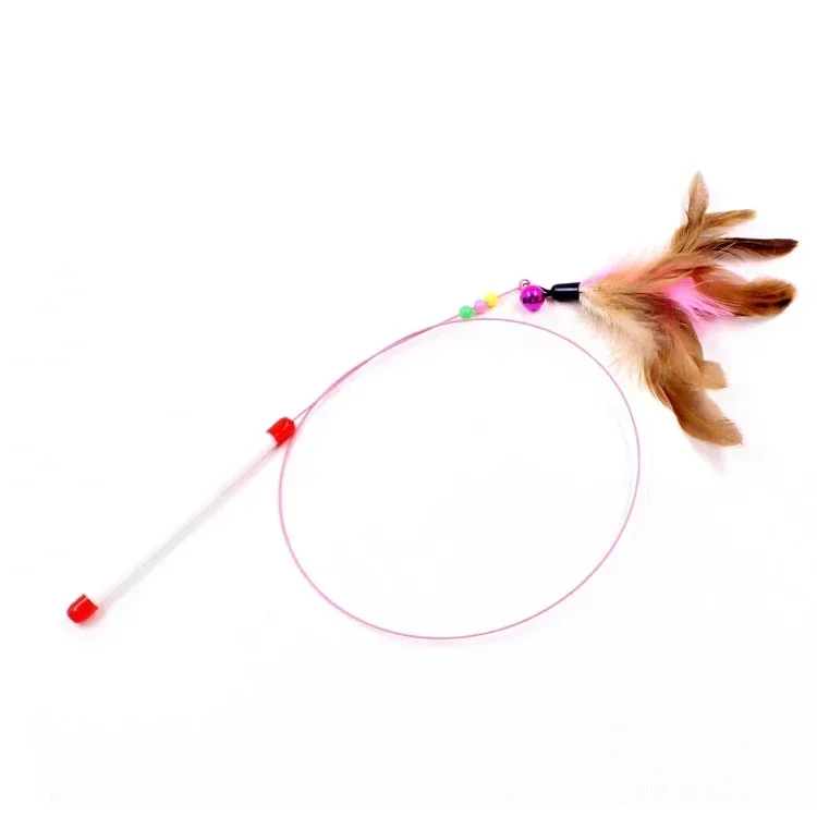 Kattenspeelgoed | Interactieve Pauwenpluim Met Bel | Kunststof Verenstok | Kattenstok | Speeltjes Voor Kittens En Katten | Huisdierbenodigdheden | Veilig En Duurzaam | Simulatie Vogelmotief | Indoor Plezier - Image 20