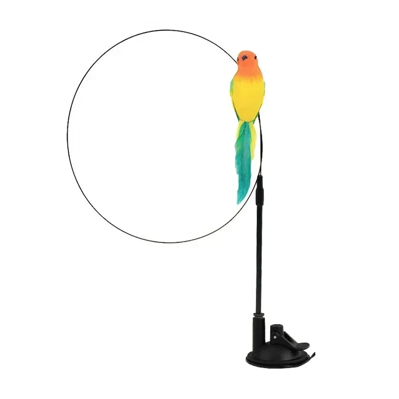 Kattenspeelgoed | Interactieve Pauwenpluim Met Bel | Kunststof Verenstok | Kattenstok | Speeltjes Voor Kittens En Katten | Huisdierbenodigdheden | Veilig En Duurzaam | Simulatie Vogelmotief | Indoor Plezier - Image 21