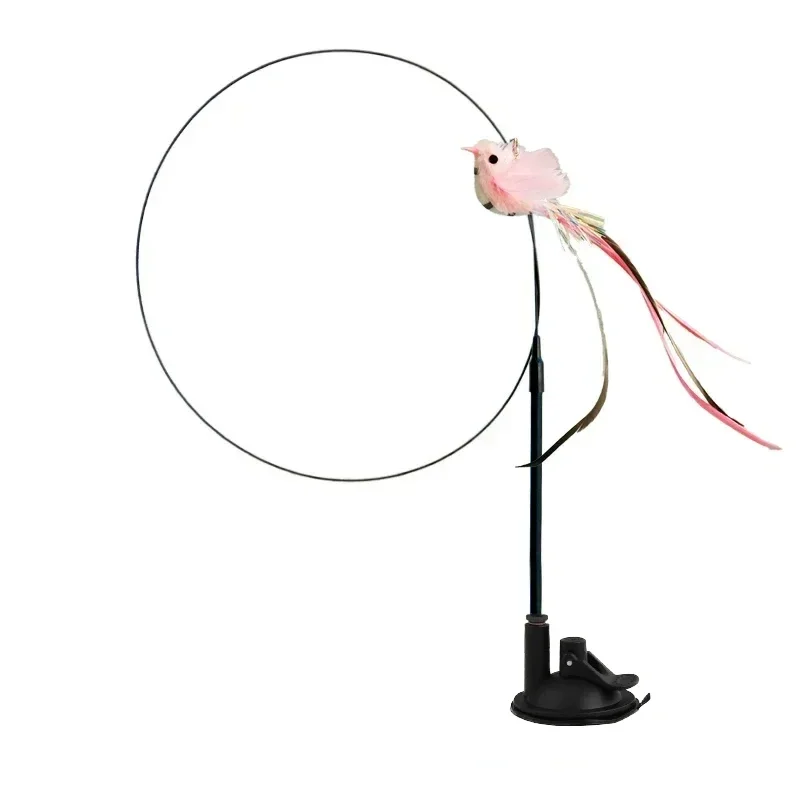 Kattenspeelgoed | Interactieve Pauwenpluim Met Bel | Kunststof Verenstok | Kattenstok | Speeltjes Voor Kittens En Katten | Huisdierbenodigdheden | Veilig En Duurzaam | Simulatie Vogelmotief | Indoor Plezier - Image 23