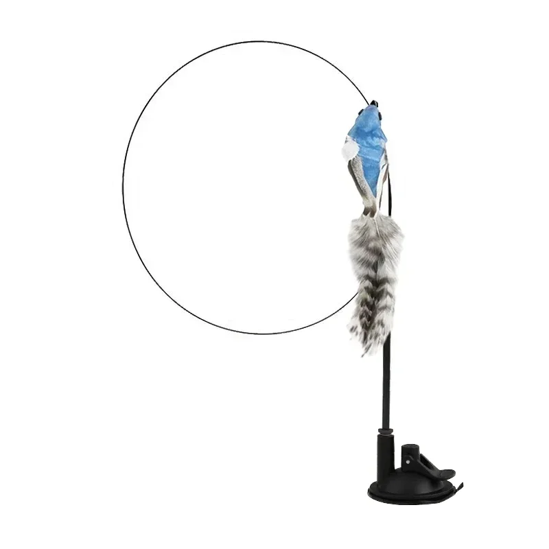 Kattenspeelgoed | Interactieve Pauwenpluim Met Bel | Kunststof Verenstok | Kattenstok | Speeltjes Voor Kittens En Katten | Huisdierbenodigdheden | Veilig En Duurzaam | Simulatie Vogelmotief | Indoor Plezier - Image 26