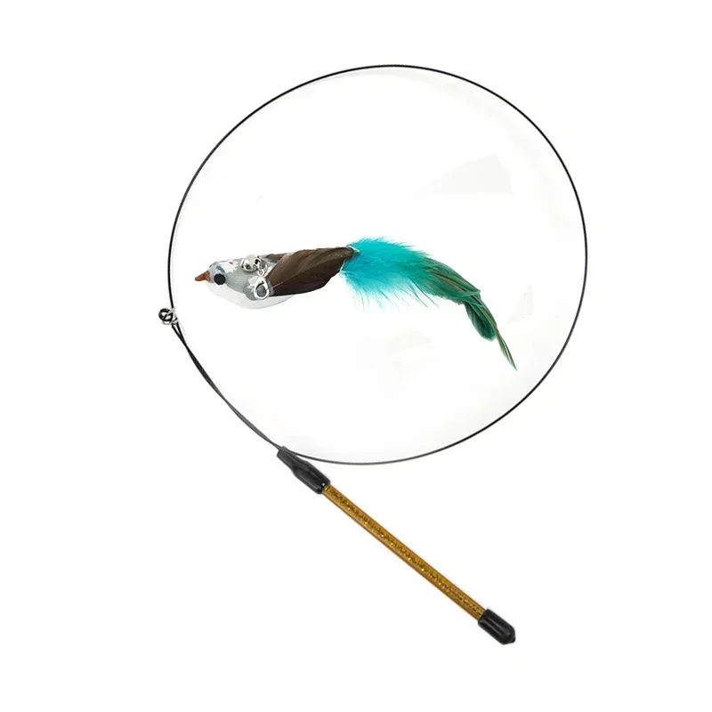 Kattenspeelgoed | Interactieve Pauwenpluim Met Bel | Kunststof Verenstok | Kattenstok | Speeltjes Voor Kittens En Katten | Huisdierbenodigdheden | Veilig En Duurzaam | Simulatie Vogelmotief | Indoor Plezier - Image 27