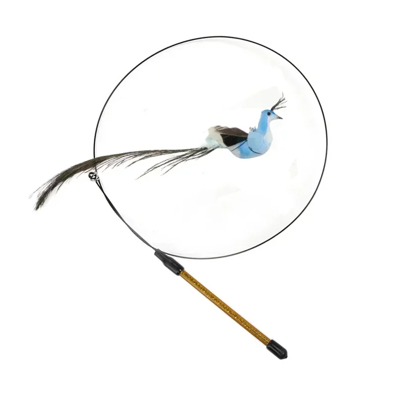 Kattenspeelgoed | Interactieve Pauwenpluim Met Bel | Kunststof Verenstok | Kattenstok | Speeltjes Voor Kittens En Katten | Huisdierbenodigdheden | Veilig En Duurzaam | Simulatie Vogelmotief | Indoor Plezier - Image 28