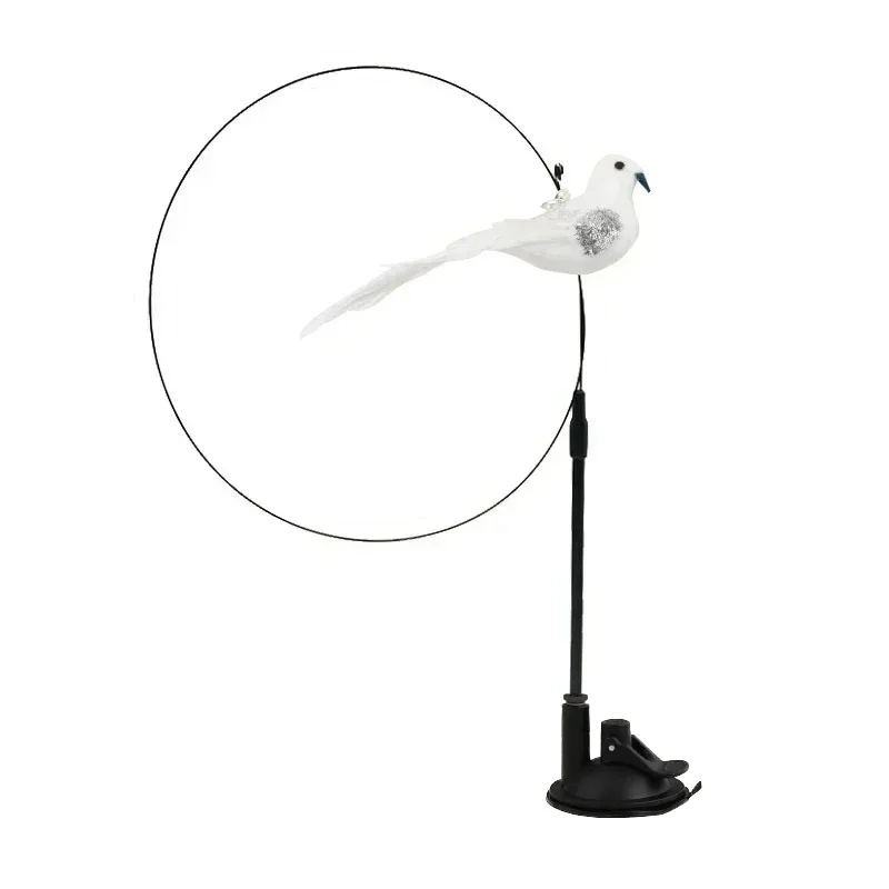 Kattenspeelgoed | Interactieve Pauwenpluim Met Bel | Kunststof Verenstok | Kattenstok | Speeltjes Voor Kittens En Katten | Huisdierbenodigdheden | Veilig En Duurzaam | Simulatie Vogelmotief | Indoor Plezier - Image 33
