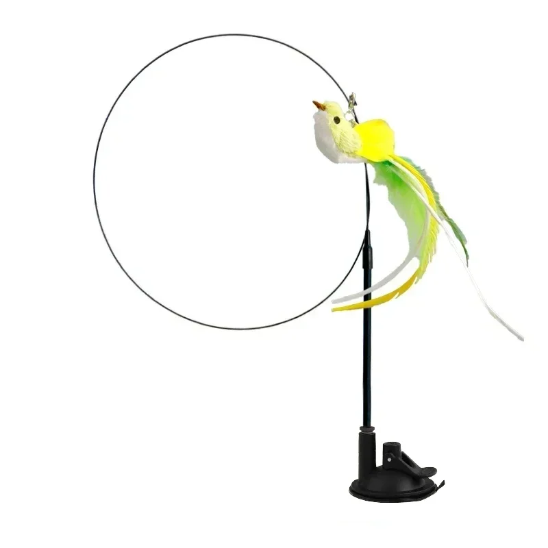 Kattenspeelgoed | Interactieve Pauwenpluim Met Bel | Kunststof Verenstok | Kattenstok | Speeltjes Voor Kittens En Katten | Huisdierbenodigdheden | Veilig En Duurzaam | Simulatie Vogelmotief | Indoor Plezier - Image 36