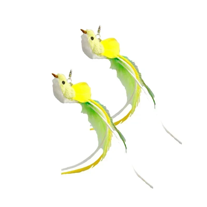 Kattenspeelgoed | Interactieve Pauwenpluim Met Bel | Kunststof Verenstok | Kattenstok | Speeltjes Voor Kittens En Katten | Huisdierbenodigdheden | Veilig En Duurzaam | Simulatie Vogelmotief | Indoor Plezier - Image 41