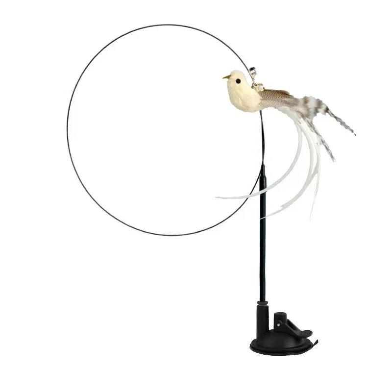Kattenspeelgoed | Interactieve Pauwenpluim Met Bel | Kunststof Verenstok | Kattenstok | Speeltjes Voor Kittens En Katten | Huisdierbenodigdheden | Veilig En Duurzaam | Simulatie Vogelmotief | Indoor Plezier - Image 42