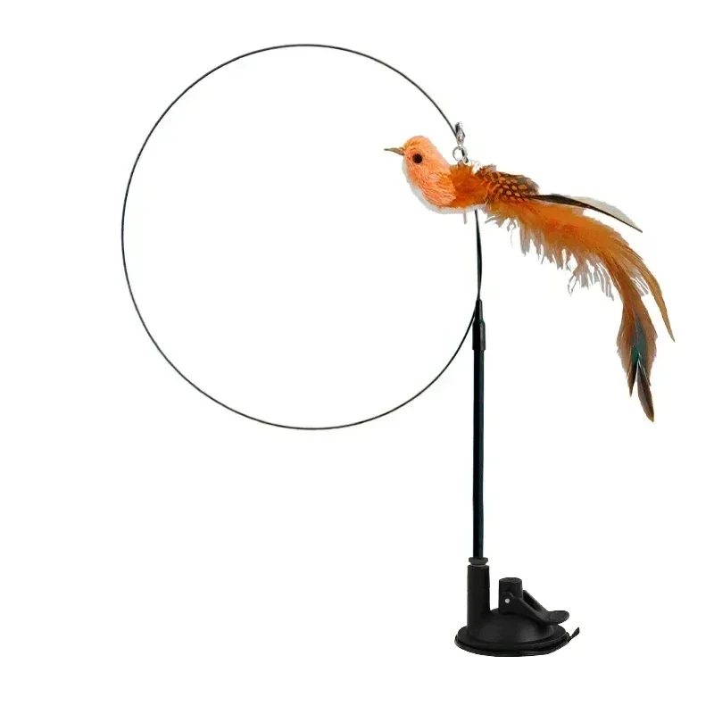 Kattenspeelgoed | Interactieve Pauwenpluim Met Bel | Kunststof Verenstok | Kattenstok | Speeltjes Voor Kittens En Katten | Huisdierbenodigdheden | Veilig En Duurzaam | Simulatie Vogelmotief | Indoor Plezier - Image 43