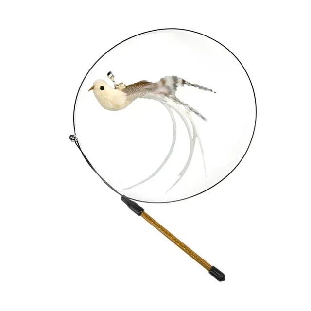 Kattenspeelgoed | Interactieve Pauwenpluim Met Bel | Kunststof Verenstok | Kattenstok | Speeltjes Voor Kittens En Katten | Huisdierbenodigdheden | Veilig En Duurzaam | Simulatie Vogelmotief | Indoor Plezier - Image 52