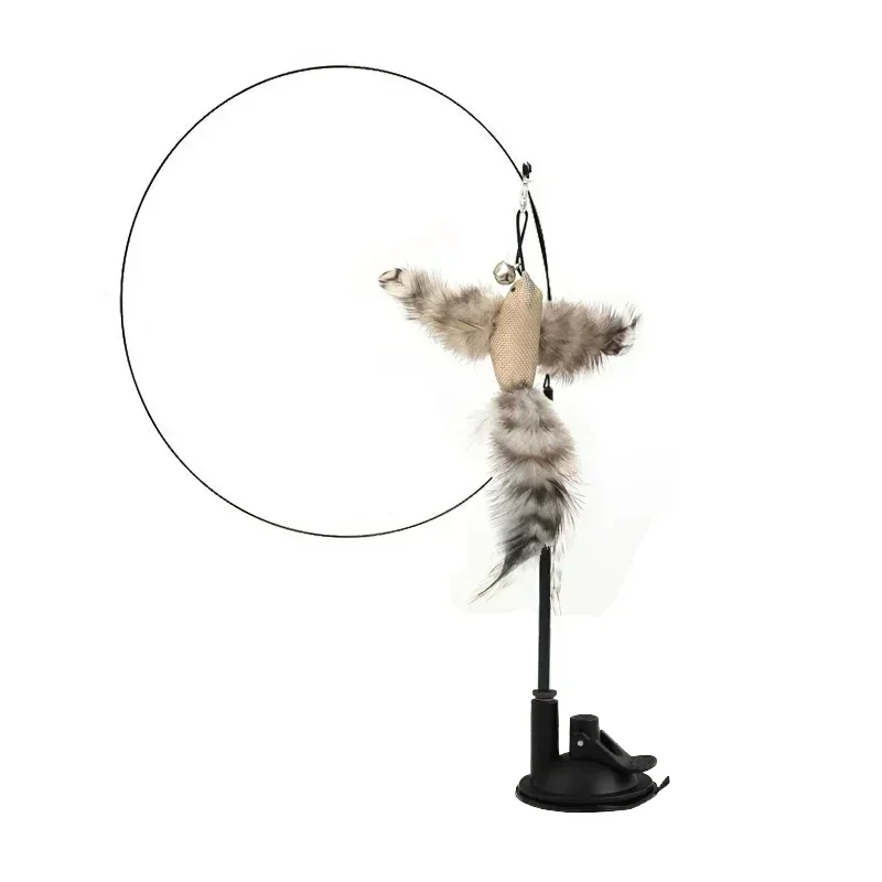 Kattenspeelgoed | Interactieve Pauwenpluim Met Bel | Kunststof Verenstok | Kattenstok | Speeltjes Voor Kittens En Katten | Huisdierbenodigdheden | Veilig En Duurzaam | Simulatie Vogelmotief | Indoor Plezier - Image 53