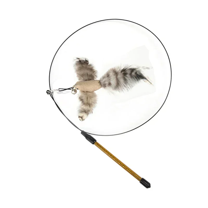Kattenspeelgoed | Interactieve Pauwenpluim Met Bel | Kunststof Verenstok | Kattenstok | Speeltjes Voor Kittens En Katten | Huisdierbenodigdheden | Veilig En Duurzaam | Simulatie Vogelmotief | Indoor Plezier - Image 56