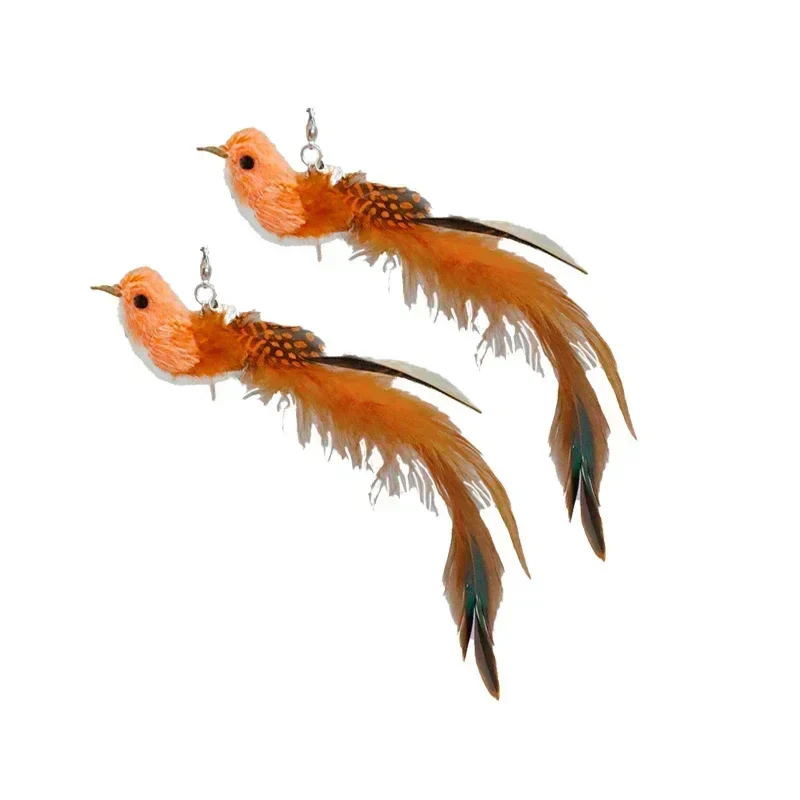 Kattenspeelgoed | Interactieve Pauwenpluim Met Bel | Kunststof Verenstok | Kattenstok | Speeltjes Voor Kittens En Katten | Huisdierbenodigdheden | Veilig En Duurzaam | Simulatie Vogelmotief | Indoor Plezier - Image 57