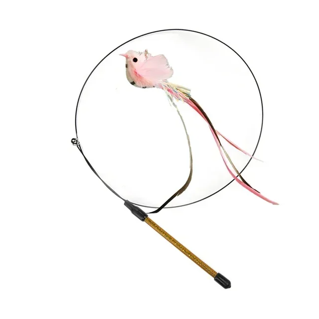 Kattenspeelgoed | Interactieve Pauwenpluim Met Bel | Kunststof Verenstok | Kattenstok | Speeltjes Voor Kittens En Katten | Huisdierbenodigdheden | Veilig En Duurzaam | Simulatie Vogelmotief | Indoor Plezier - Image 58