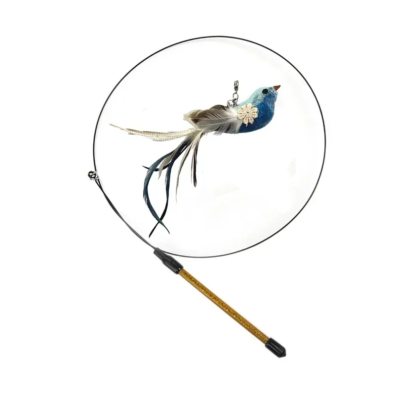 Kattenspeelgoed | Interactieve Pauwenpluim Met Bel | Kunststof Verenstok | Kattenstok | Speeltjes Voor Kittens En Katten | Huisdierbenodigdheden | Veilig En Duurzaam | Simulatie Vogelmotief | Indoor Plezier - Image 61
