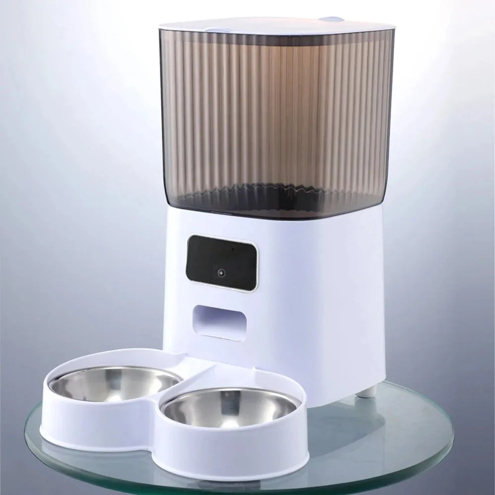 Slimme Voederdispenser 5L voor Katten en Honden | Ingebouwde Camera en Voice Recorder | Bediening via App - Image 7