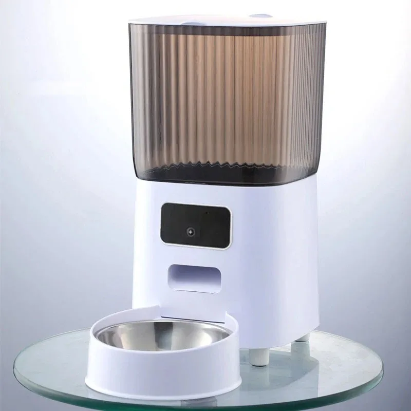 Slimme Voederdispenser 5L voor Katten en Honden | Ingebouwde Camera en Voice Recorder | Bediening via App - Image 8