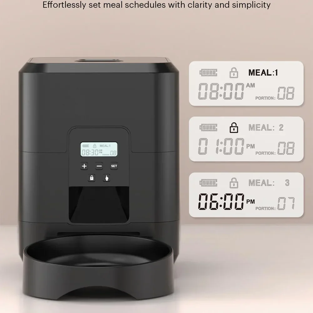 Automatische Voederdispenser met Tijdinstelling voor Honden en Katten | Rustig en Gezond Voeden | WiFi en Knopbediening - Image 3