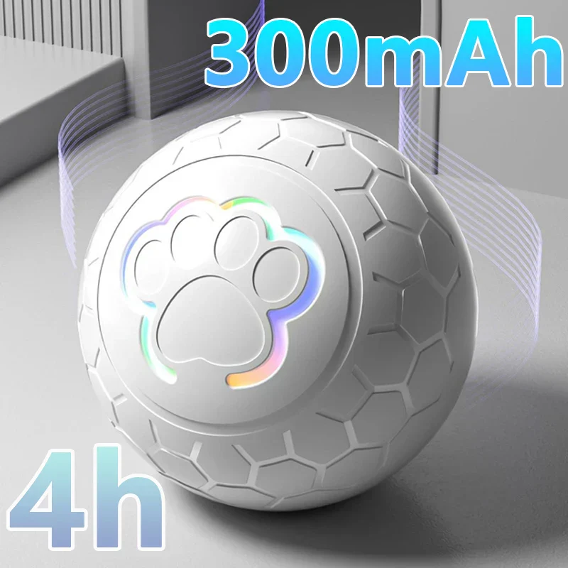 Interactieve LED Bal voor Huisdieren | USB Oplaadbaar, Automatisch Rollend & Stuiterend | Inclusief RGB Verlichting - Image 2