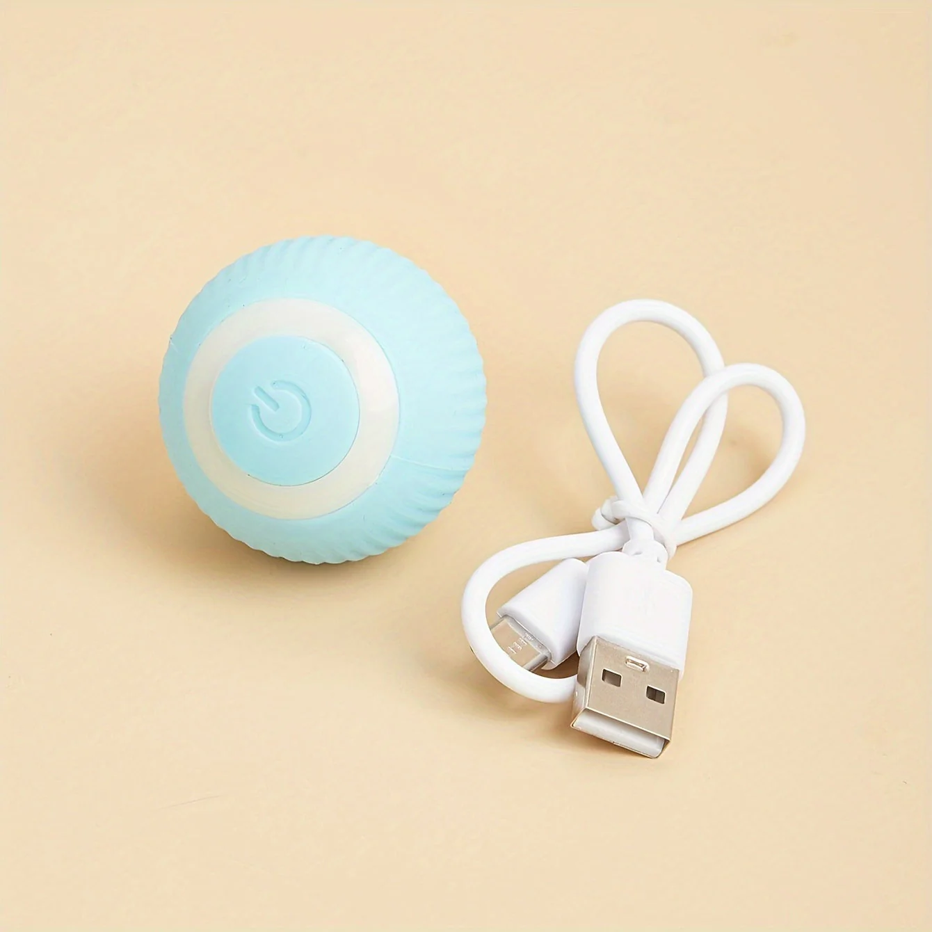 Slimme interactieve kattenbal | Automatisch rollend speelgoed voor katten | Duurzaam kunststof | 4,3 cm | Geschikt voor kleine en middelgrote katten | Stimuleert beweging en actief spel - Image 3