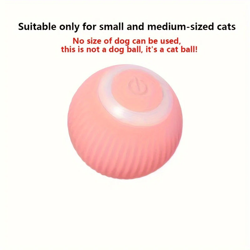 Slimme interactieve kattenbal | Automatisch rollend speelgoed voor katten | Duurzaam kunststof | 4,3 cm | Geschikt voor kleine en middelgrote katten | Stimuleert beweging en actief spel - Image 7