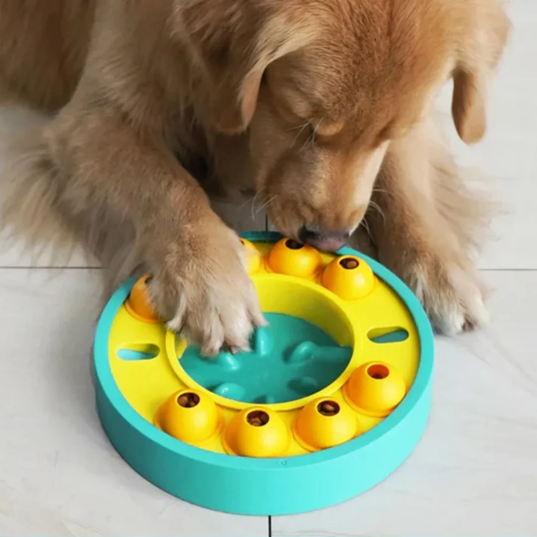 Interactief hondenspeelgoed voor traktaties | Mentale stimulatie en langzaam eten | Duurzaam en veilig puzzelspeelgoed voor honden