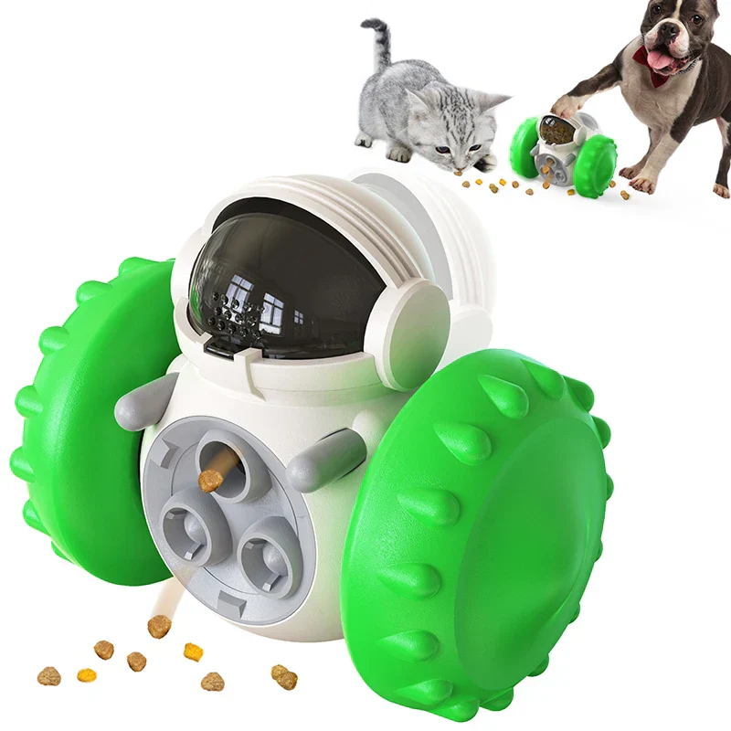 Interactieve SnackTumbler voor Honden en Katten | Stimuleert IQ en Voorkomt Overeten | In Kleuren Turquoise, Groen, Geel, Zwart - Image 9