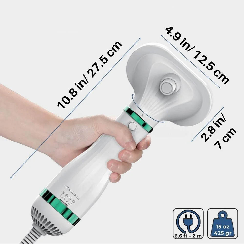 VelvetPaws QuickDry Styler | Stilte Technologie | 2-in-1 Droger en Borstel | Verstelbare Warmte | Huisdier Vachtverzorging | Ontwikkeld voor Comfort en Knuffels | Stressvrije Ervaring - Image 19