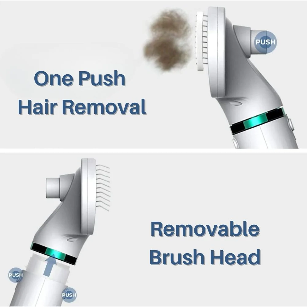 VelvetPaws QuickDry Styler | Stilte Technologie | 2-in-1 Droger en Borstel | Verstelbare Warmte | Huisdier Vachtverzorging | Ontwikkeld voor Comfort en Knuffels | Stressvrije Ervaring - Image 6