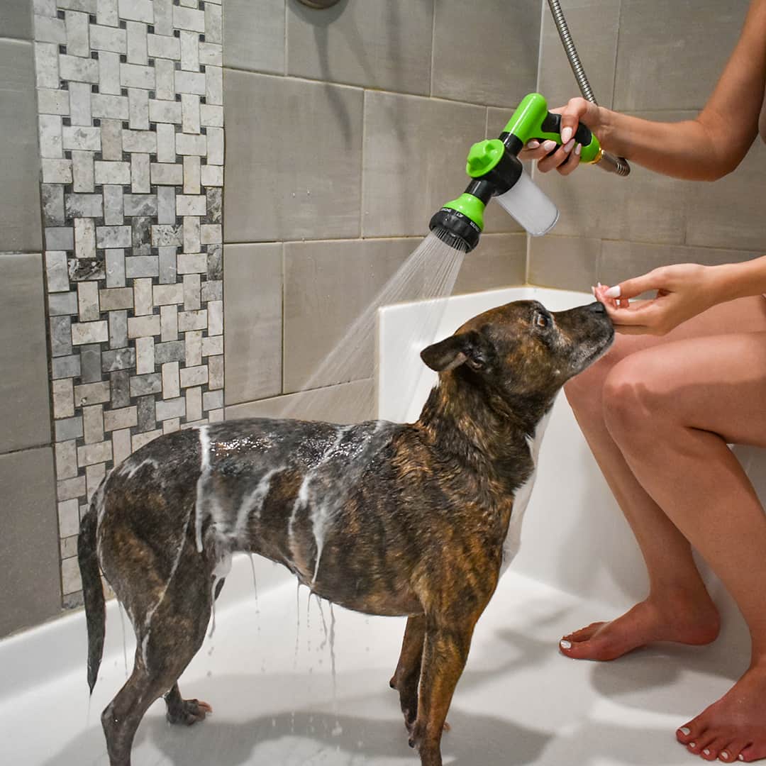 StressFree Hondendouche™ | Gemakkelijke en Efficiënte Reiniging voor Jouw Hond | Zachte Waterstraal en Shampoedispenser | Ideaal voor Alle Hondenmaten - Image 3