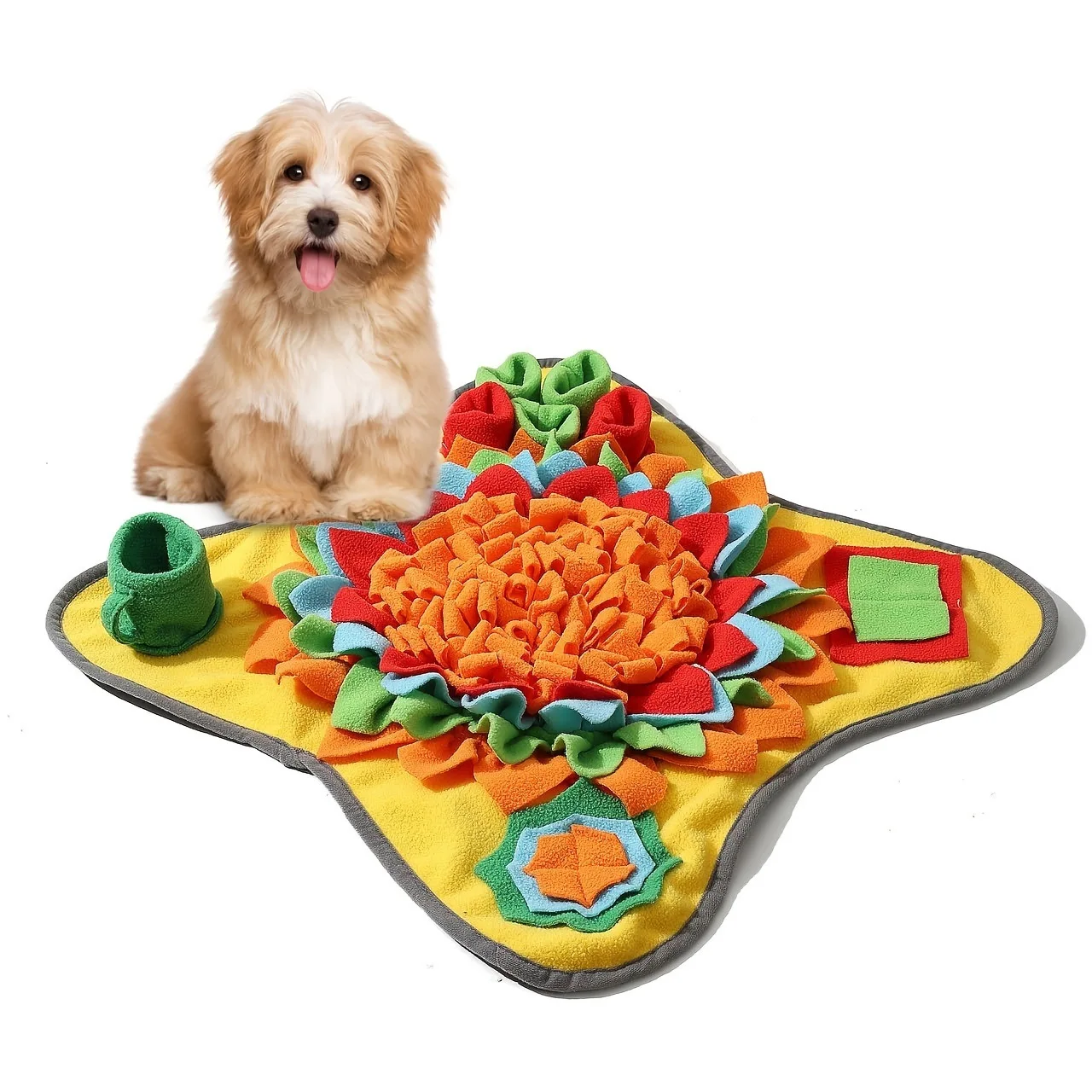 Interactieve Snuffelmat voor Honden | Stimuleert Natuurlijk Foerageergedrag | Duurzaam & Makkelijk Schoon te Maken - Image 2
