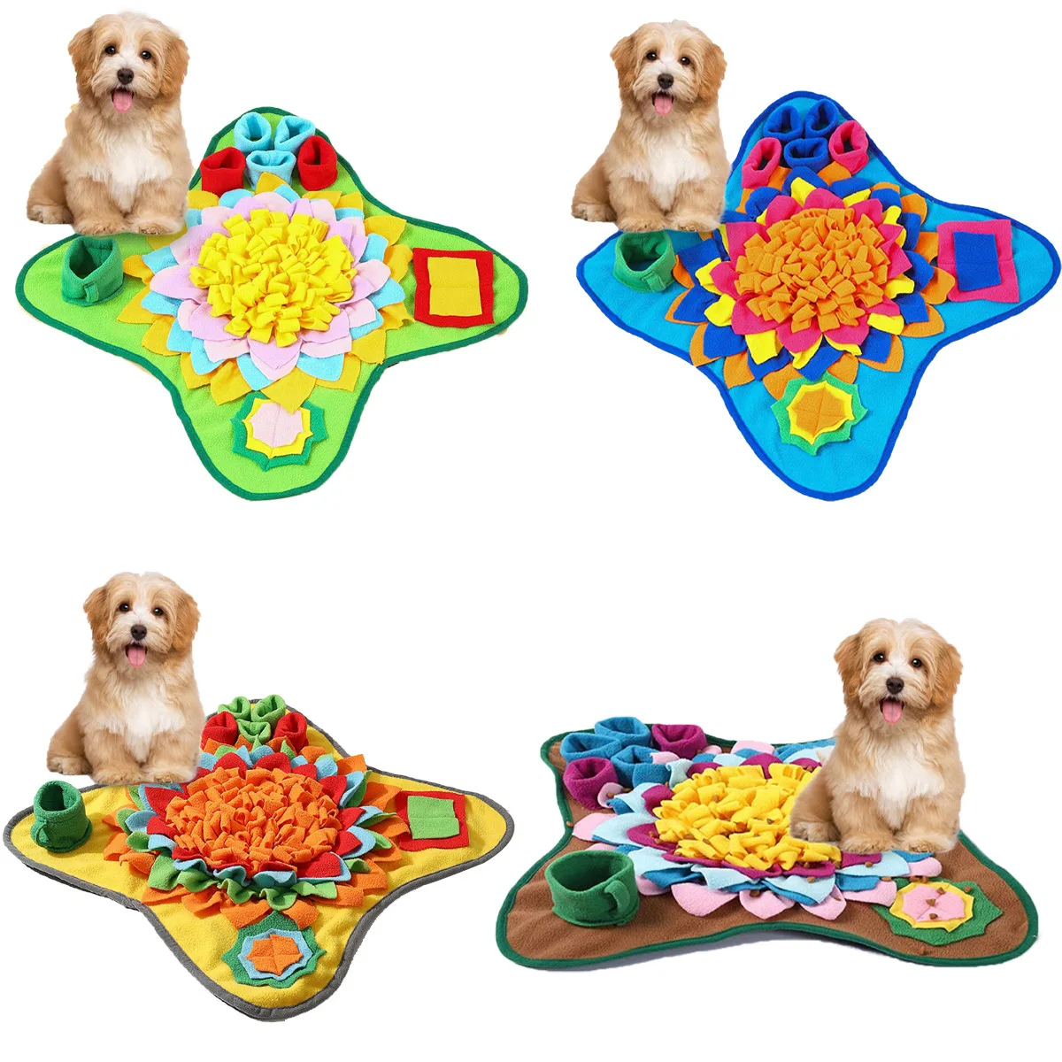 Interactieve Snuffelmat voor Honden | Stimuleert Natuurlijk Foerageergedrag | Duurzaam & Makkelijk Schoon te Maken - Image 4