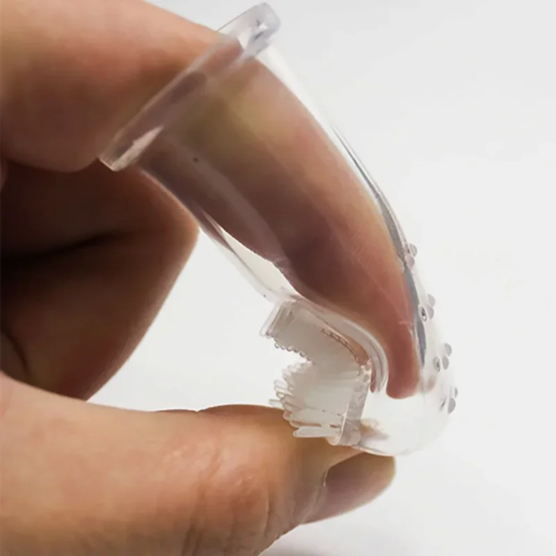 SoftBristle Vinger Tandenreiniger | Siliconen Ondersteuning voor Mondverzorging bij Honden en Katten | Helpt tegen Tandsteen en Slechte Adem - Image 5