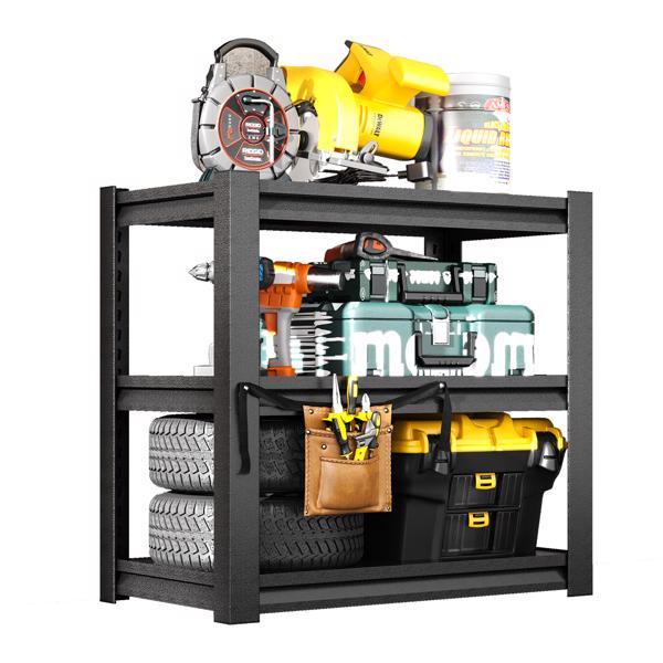 SteelWave Verstelbare Aquariumstandaard | 40-50 Gallon Tank Ondersteuning | Zwart Staal | 3-Tier | Anti-Kras Voetjes | Eenvoudige Montage | Robuust & Betrouwbaar | Voor Huis, Kantoor of Decoratief Gebruik - Image 2