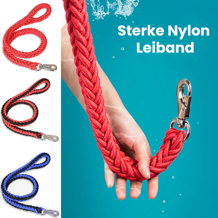 Duurzame Gevlochten Nylon Hondenlijn | Veilige Gesp | Meerdere Kleuren en Maten | Sterke Grip | Voor Middelgrote en Grote Honden - Image 6