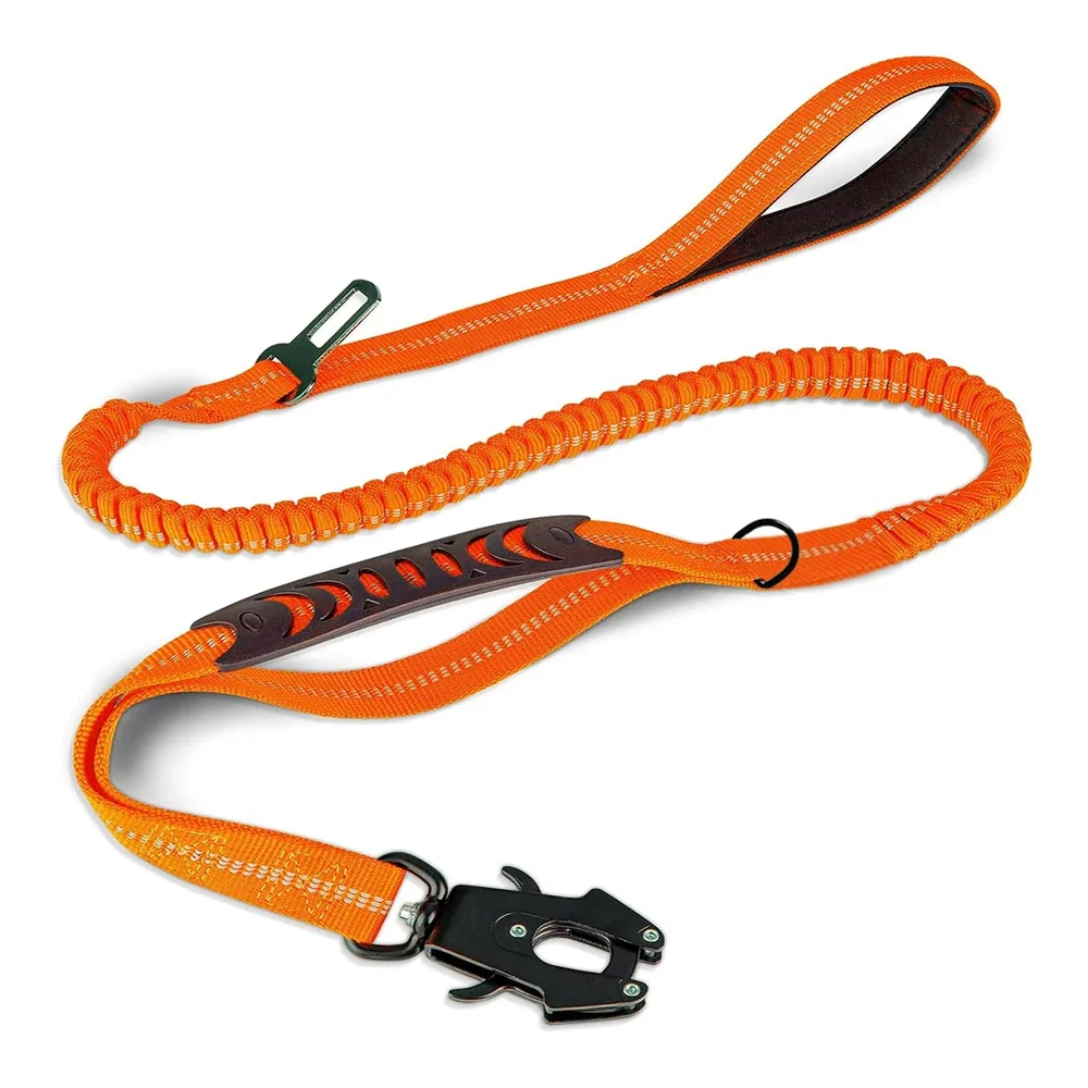 TactiPaw Reflecterende Bungee Riem voor Grote Honden | Schokabsorberend met Quick Release Karabijnhaak en Autogordelbevestiging - Image 10