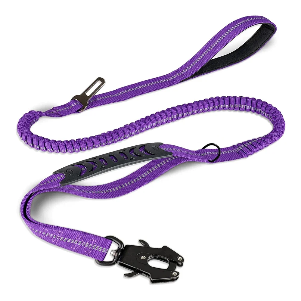 TactiPaw Reflecterende Bungee Riem voor Grote Honden | Schokabsorberend met Quick Release Karabijnhaak en Autogordelbevestiging - Image 14