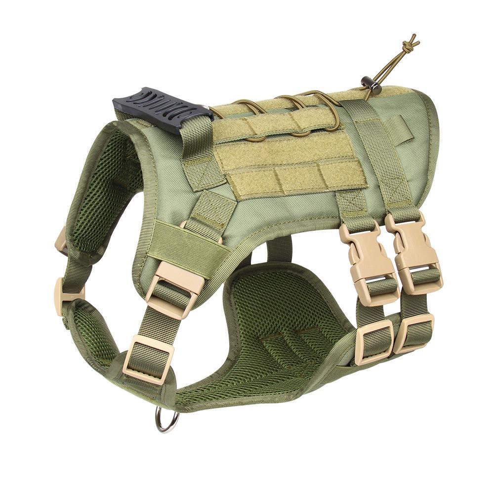 Tactisch hondenharnas voor grote honden | Verstelbaar en stevig | Oxford stof | Ademend en comfortabel | Geschikt voor wandelen en training - Image 7