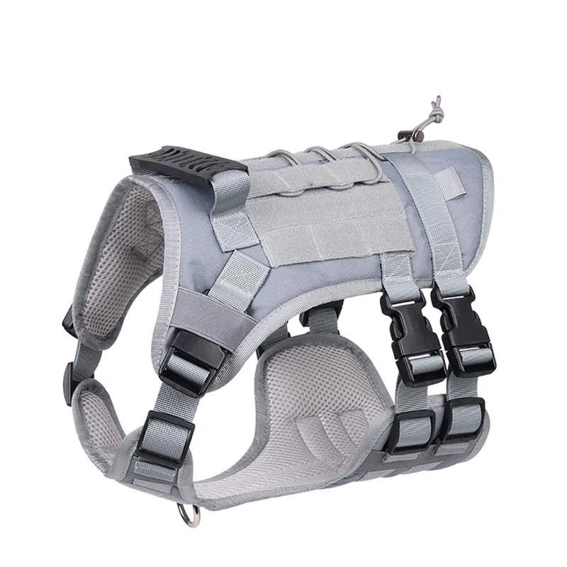 Tactisch Hondentuig voor Middelgrote en Grote Honden | Stevig Nylon | Verstelbaar, Ergonomisch en Comfortabel | Geschikt voor Outdoor, Wandelingen en Training - Image 11