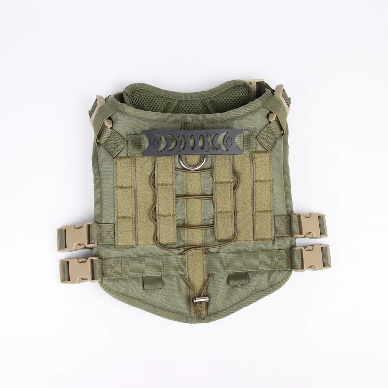 Tactisch Hondentuig voor Middelgrote en Grote Honden | Stevig Nylon | Verstelbaar, Ergonomisch en Comfortabel | Geschikt voor Outdoor, Wandelingen en Training - Image 5