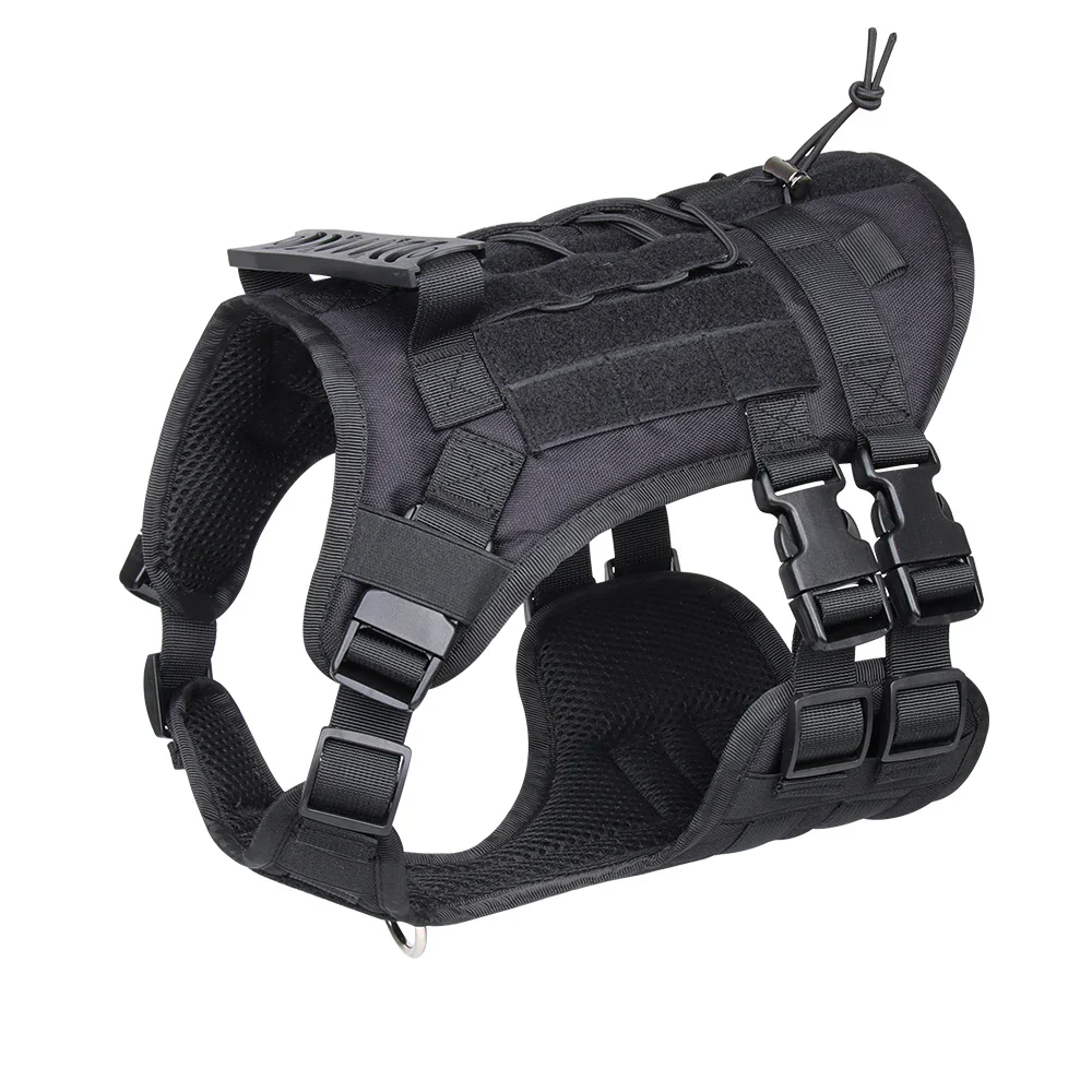 Tactisch Hondentuig voor Middelgrote en Grote Honden | Stevig Nylon | Verstelbaar, Ergonomisch en Comfortabel | Geschikt voor Outdoor, Wandelingen en Training - Image 9
