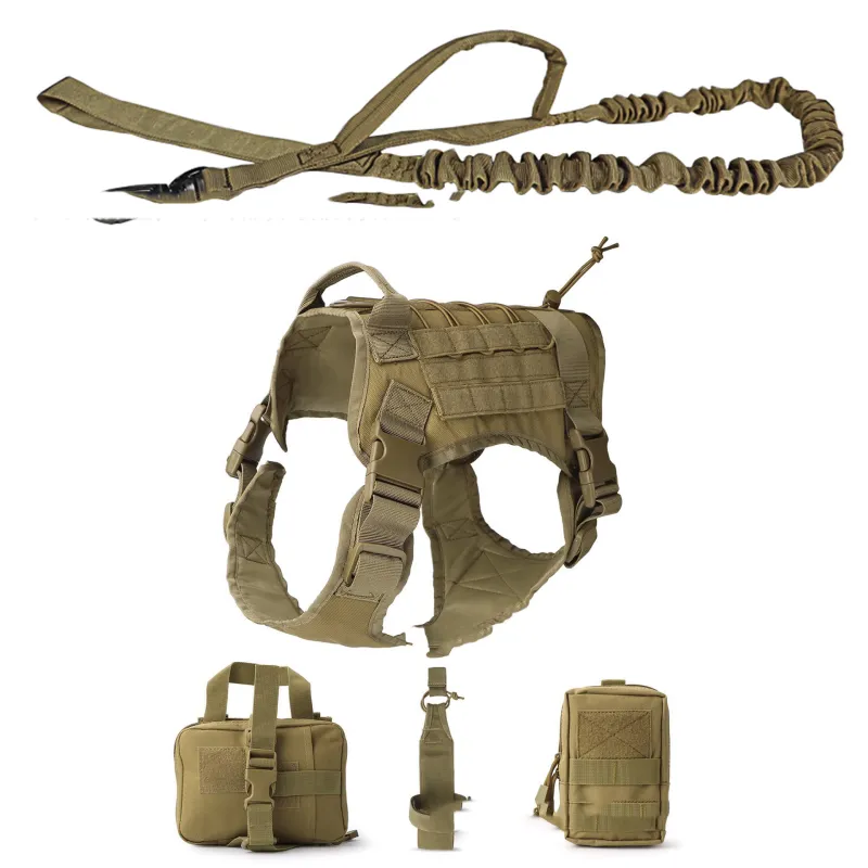 Tactisch Hondentuig met Zakken en Riem voor Training en Buitengebruik - Image 4