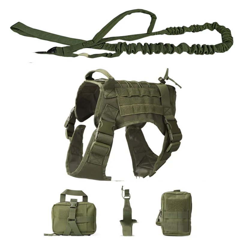 Tactisch Hondentuig met Zakken en Riem voor Training en Buitengebruik - Image 5